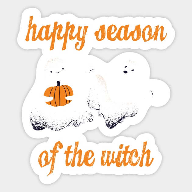 Happy Season Of The Witch Sticker by Mographic997